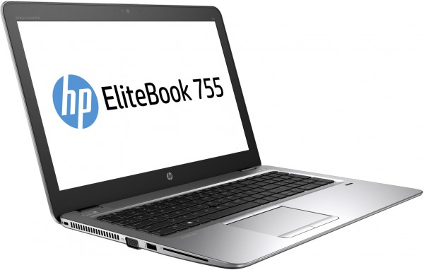 HP EliteBook 755 G4 15,6 Zoll 1920x1080 Full HD AMD Pro A10 256GB SSD 8GB Windows 10 Pro Webcam