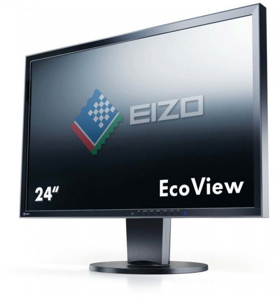 Eizo FlexScan EV2436WFS-BK LED IPS 24 Zoll Full-HD 1920x1200 DisplayPort DVI Schwarz