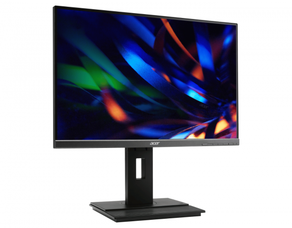 Acer B246HYLBymiprx dunkelgrau 23,8 Zoll Full HD 1920x1080 DisplayPort HDMI VGA HÃ¶henverstellbar UM.QB6EE.A05