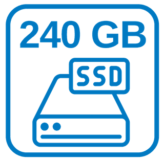Große Schnelle Festplatte 240 GB SSD + 500 GB HDD