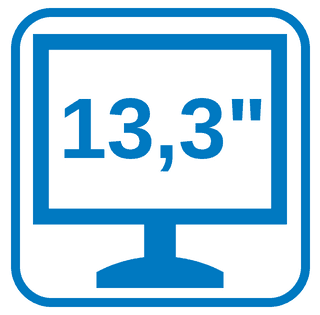 Display 13,3 Zoll IPS WUXGA, Auflösung 1920 x 1200 Pixel, 16:10, Anti-Glare (matt)