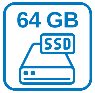 Großer Schneller Flash Speicher 64 GB eMMC