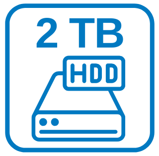 Große Schnelle Festplatte 2 TB HDD