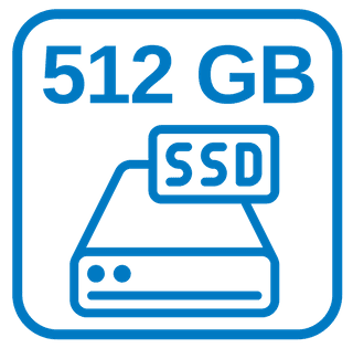Große Schnelle Festplatten 512 GB SSD + 1TB HDD