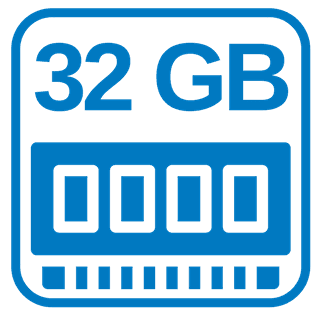 Großer Schneller Arbeitsspeicher 32 GB